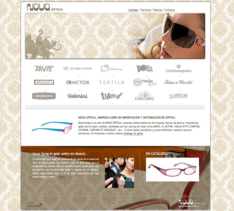 Diseño web nova optica Diseño web en Palencia - Nova Optica