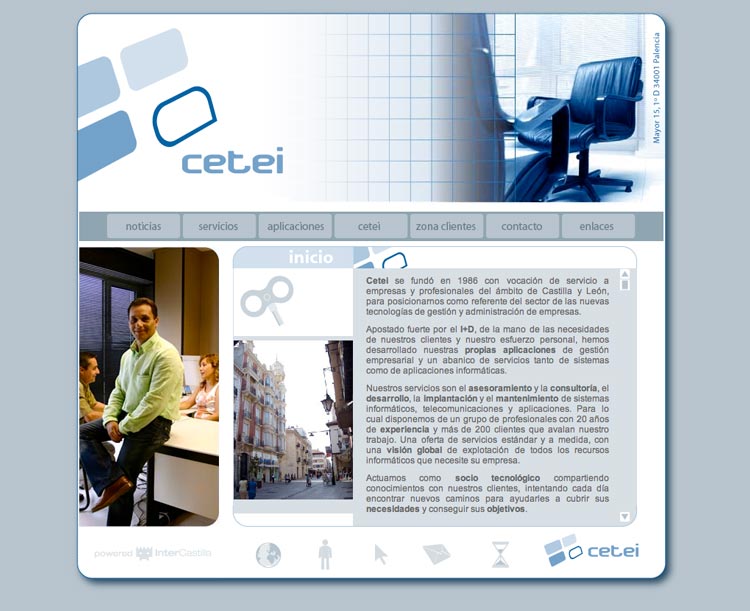 Diseño web en Palencia - Cetei
