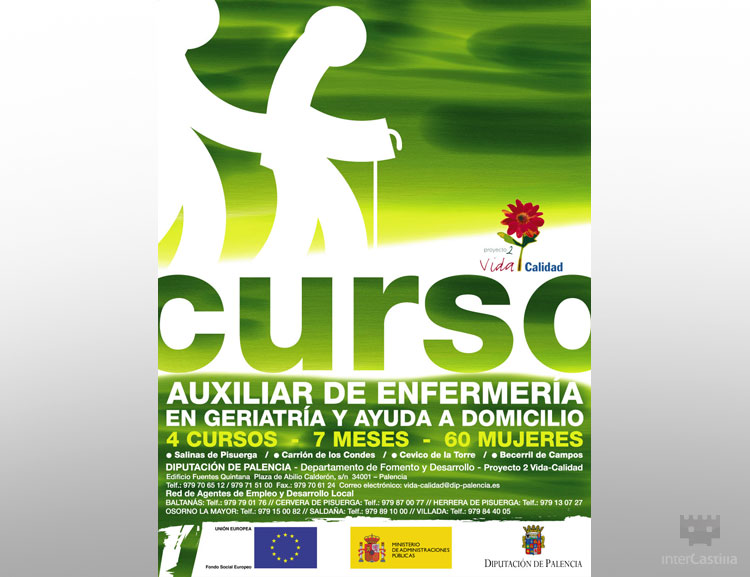 Diseño Palencia, Cartel Proyecto 2 vida Calidad Diputación de Palencia Diseño Palencia, Cartel Proyecto 2 vida Calidad Diputación de Palencia