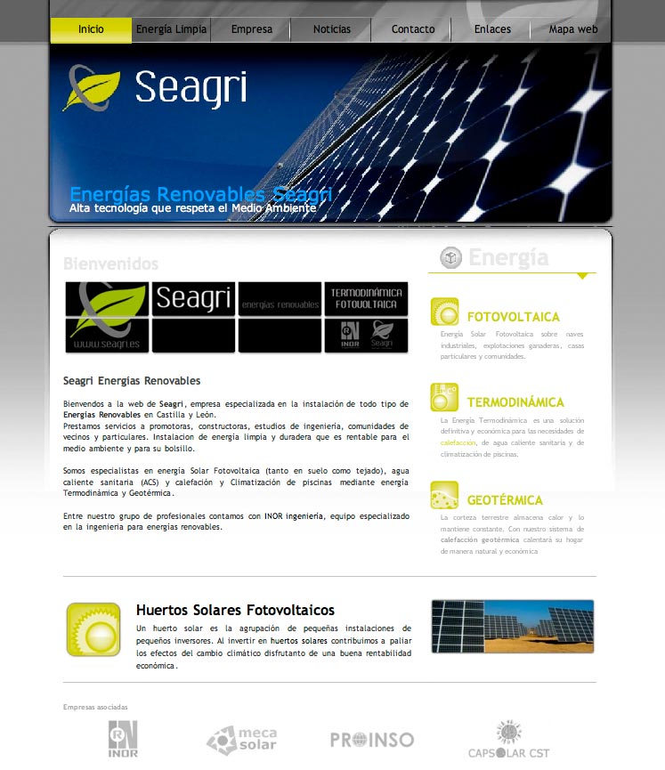 Energias Renovables en Castilla y León, Seagri